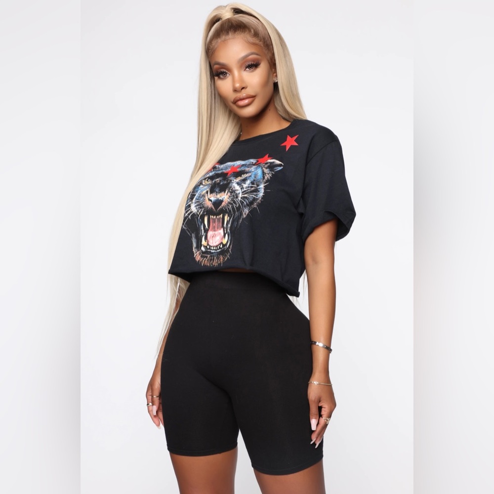 Big Cat Crop Top (Fashion Nova)